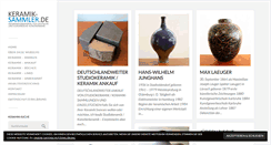 Desktop Screenshot of keramik-sammler.de